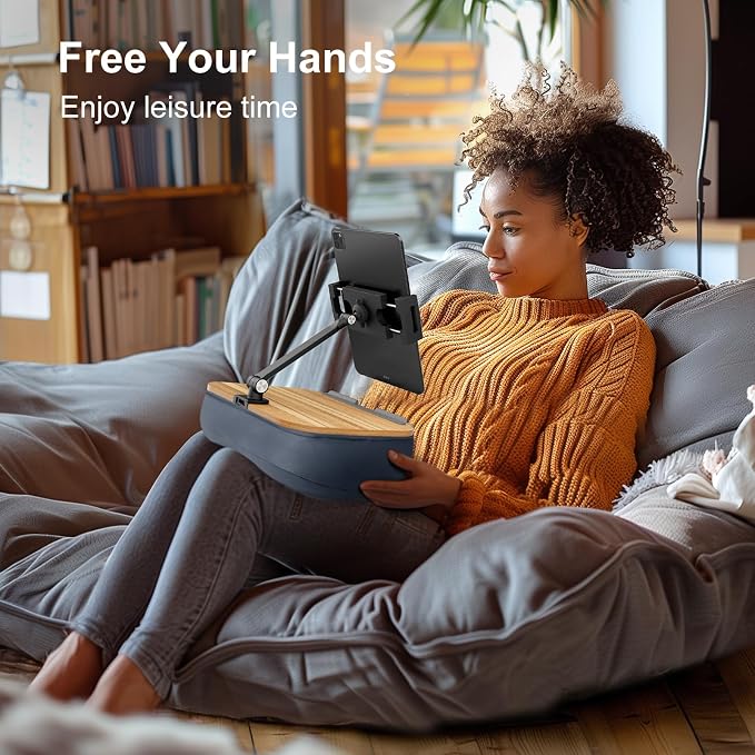 Lap Beanbag Cozy Kindle Pillow Stand - Image 7