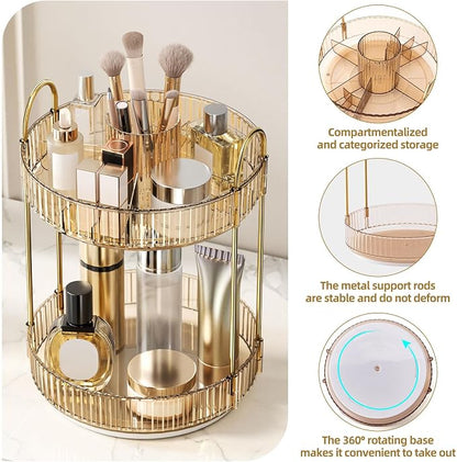 360 Rotating Makeup Organizer - Image 4
