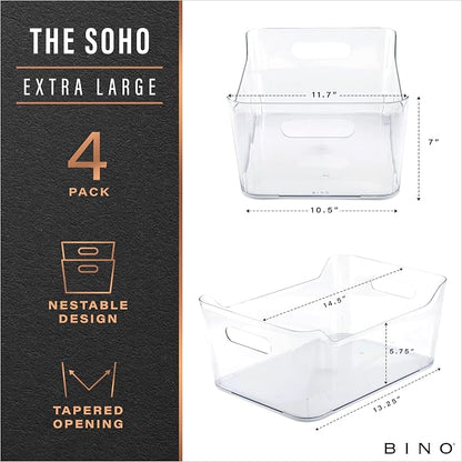 BINO | Plastic Organizer Bins, X-Large - Image 2