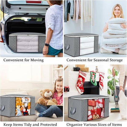 combocube 6 Pack Closet Organizers and Storage Containers, Clothes Storage Bins - Image 7