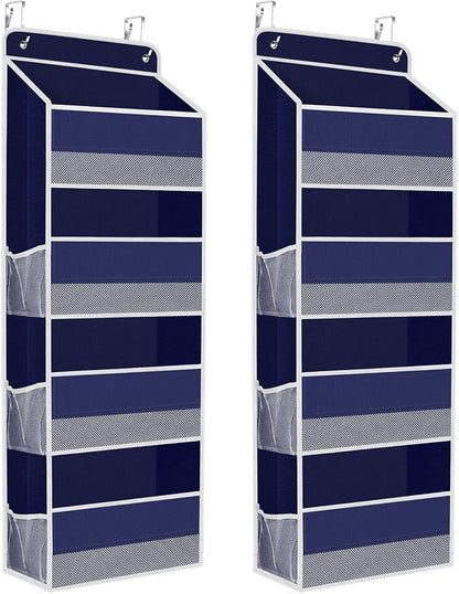 2 Pack Over The Door Organizer, Hanging Storage Organizer by SpaceHacks