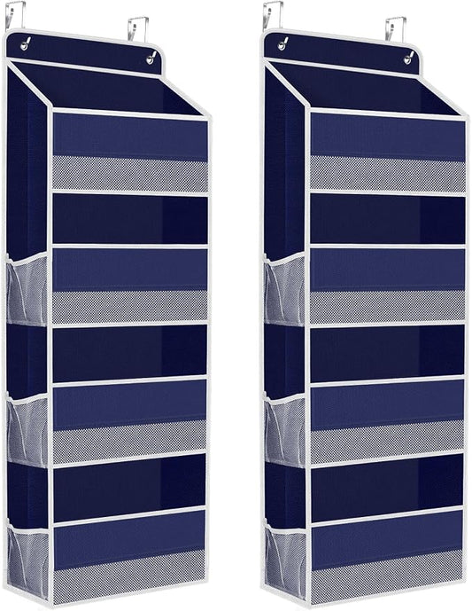 2 Pack Over The Door Organizer, Hanging Storage Organizer by SpaceHacks