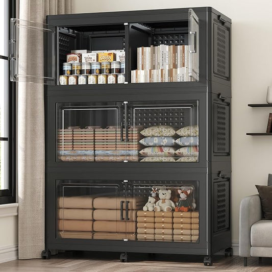 120Gal Stackable Storage Bins by KUYIGAME