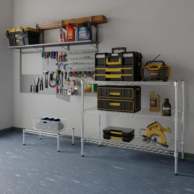 18" Deep x 42" Wide x 34" Height Wire Shelving Kit | 3-Tier | NSF Commercial - Image 5