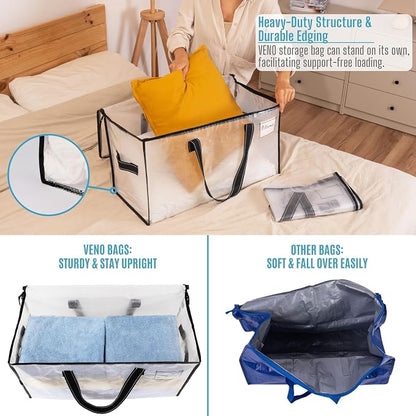 VENO 10 Pack Moving Bags, Comforter and Blanket Storage Bags - Image 3