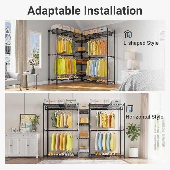 VIPEK X3 Expandable Heavy Duty Clothes Rack Adjustable from 5'2" to 8' - Image 3