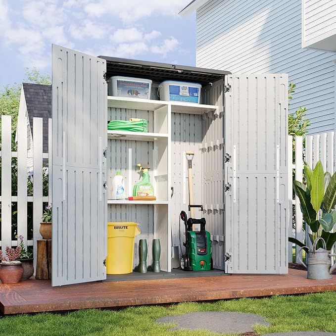 Aoxun Outdoor Resin Storage Shed by Aoxun