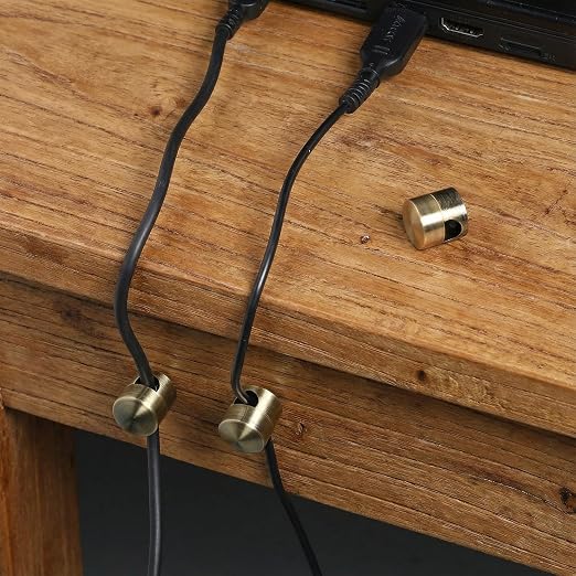 SHENLIU 3 Pcs Cable Anchors for Desk, Adhesive Charger Holders for Cords - Image 6