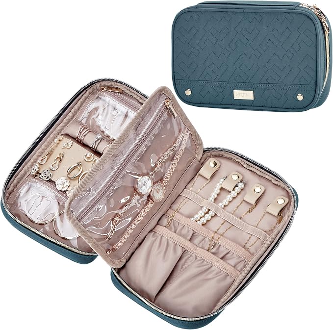NISHEL Travel Jewelry Case, Holiday Organizer by NISHEL