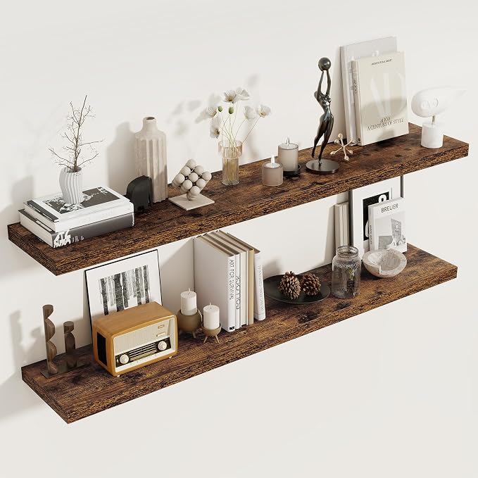 Fun Memories 55 Inch Floating Shelves by FunMemories