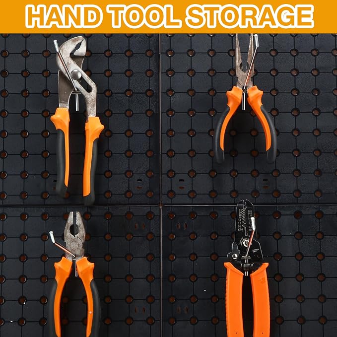 Funrous 100 Pack Peg Board Hooks Stainless Steel Pegboard Hooks Shelving - Image 5