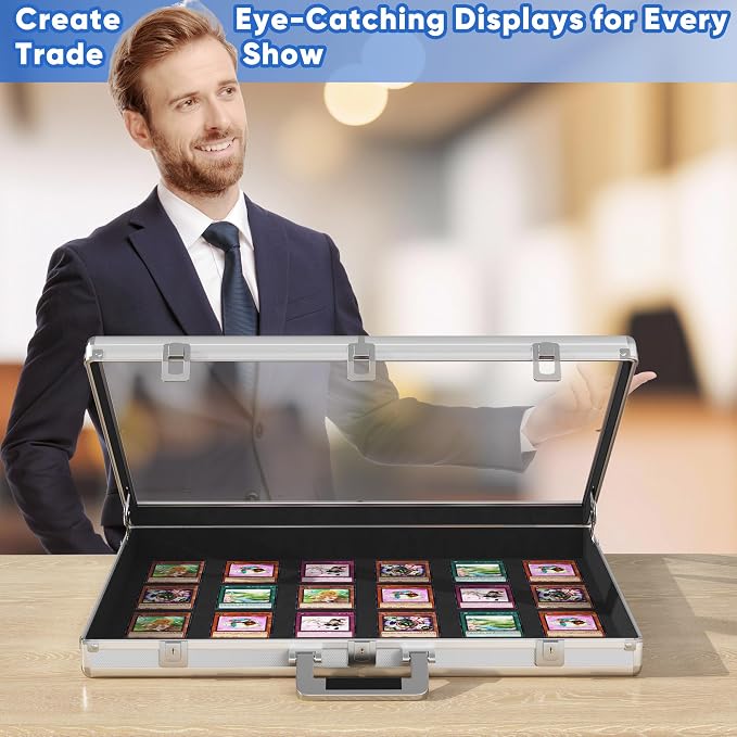 Portable Trade Show Display Case, Table Top Sports Card Showcase - Image 6