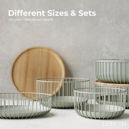 Metal Wire Mesh Fruit Baskets - Image 6