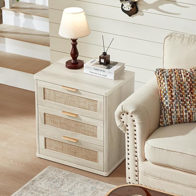 LEYAOYAO Rattan Night Stand - Image 5