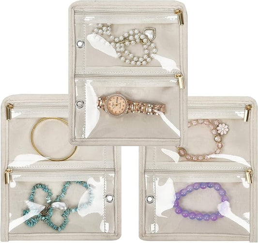 Travel Jewelry Organizer Case, Small Jewelry Bags by LingLingo