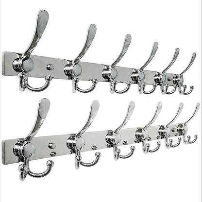 Dseap Coat Rack Wall Mount 2.0 Pro: 24” Long, 3X Tougher, Heavy Duty Stainless by Dseap