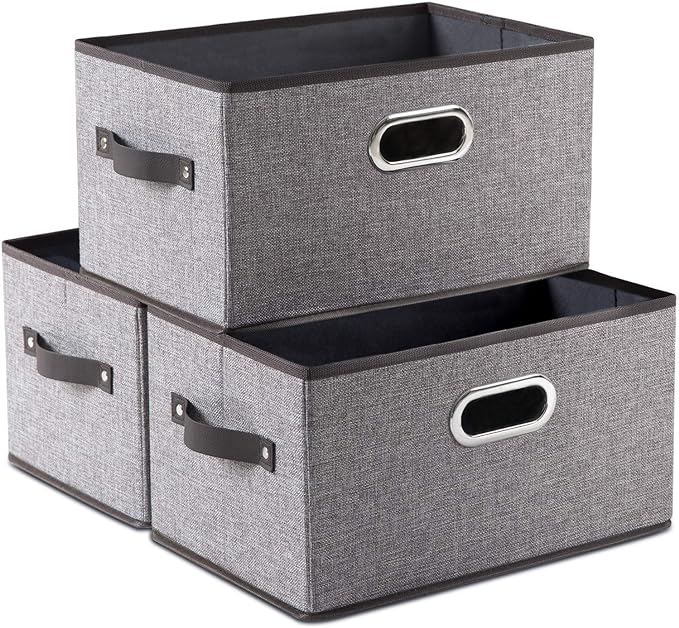 PRANDOM Large Foldable Storage Bins by Prandom