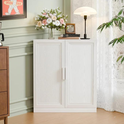 Casaphoria Farmhouse Corner Cabinet, Wooden Corner Storage Cabinet by Casaphoria