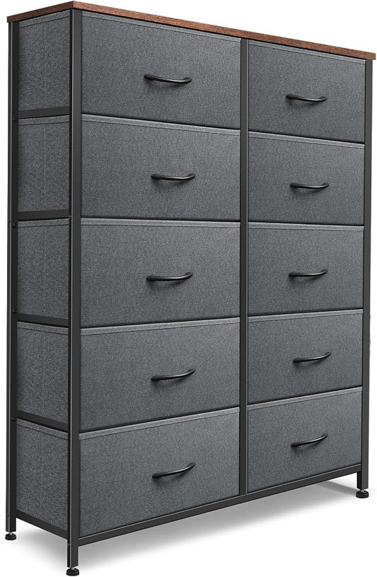Dresser for Bedroom with 10 Drawers, Chest of Drawers, Storage Drawers by Sonharlar