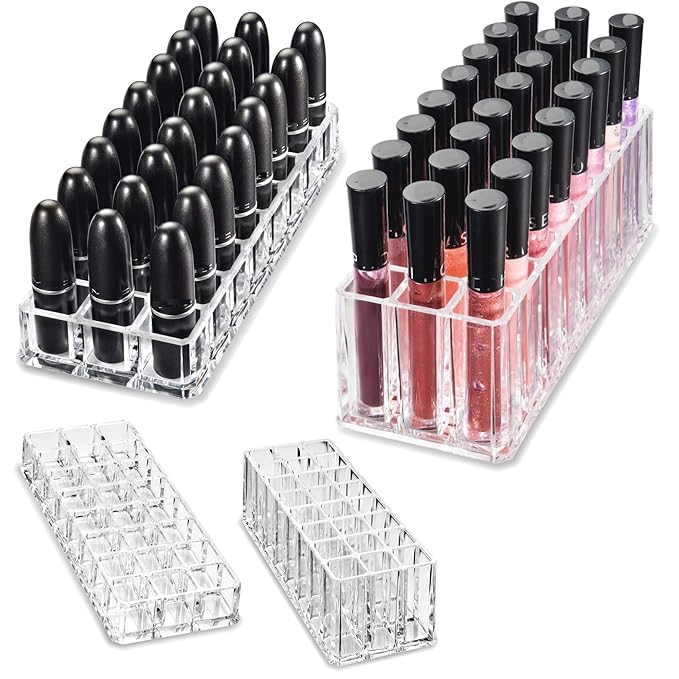 byAlegory Acrylic Lipstick & Acrylic Lip Gloss Organizer 48 Space Beauty by BYALEGORY