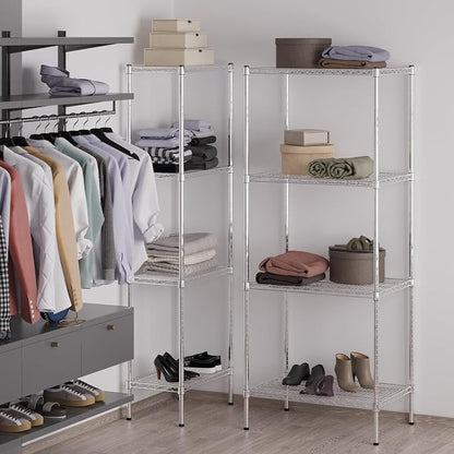 21" Deep x 30" Wide x 74" Height Wire Shelving Kit | 4-Tier | NSF Commercial - Image 2