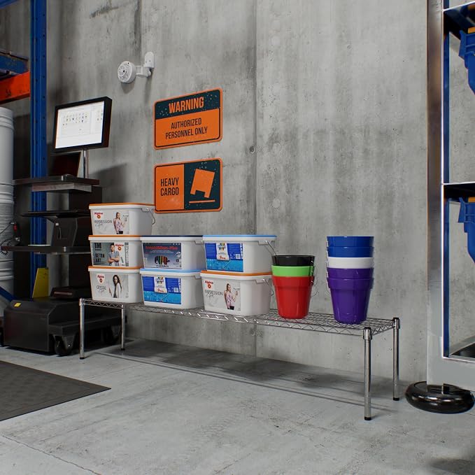 14" Deep x 72" Wide x 14" Height Wire Shelving Kit | 1-Tier | NSF Commercial - Image 8