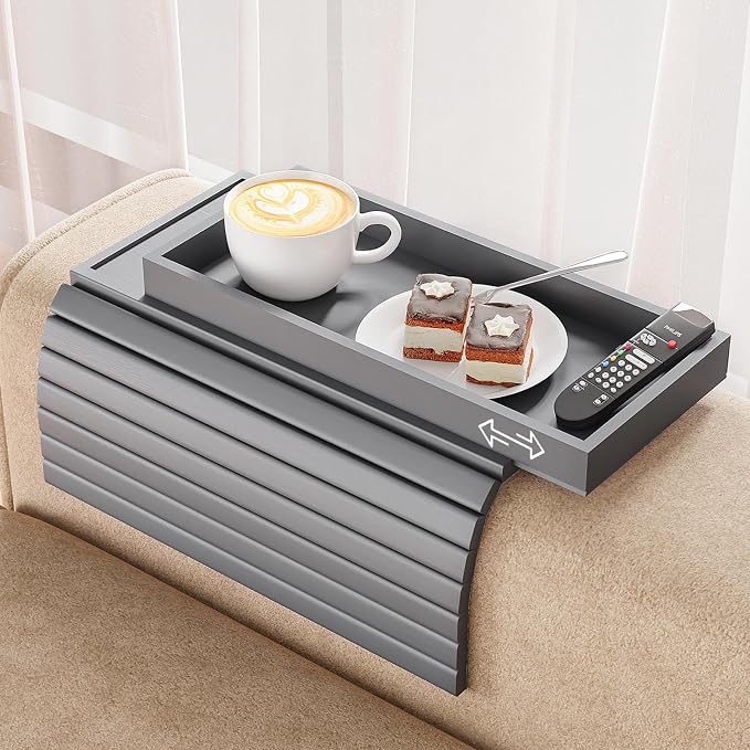 Sofa Armrest Tray Table for Couch by Bestjing