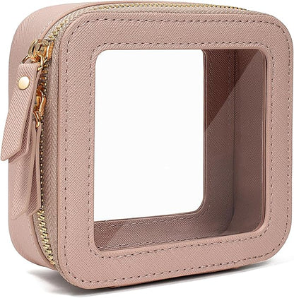 Travel Clear Makeup Bag Set, TSA Approved Cosmetic Bag Case by FFpaw