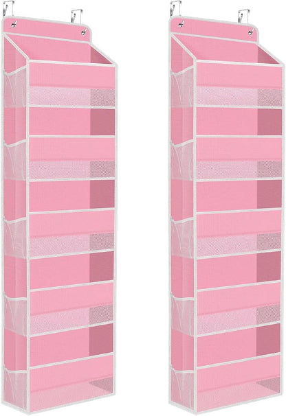 2 Pack Over The Door Organizer Hanging Storage Organizers by SpaceHacks