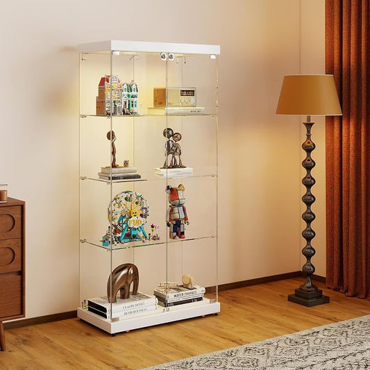 Tempered Glass Display Cabinet by Zevemomo