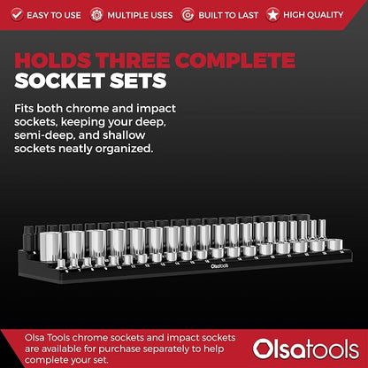 Olsa Tools Magnetic Socket Organizer - Image 3