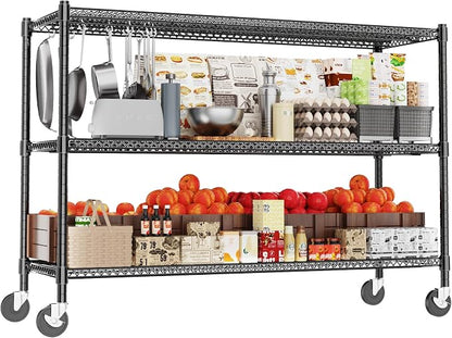 Heavy Duty Shelving, 51.6" H Garage Shelving Unit by GIOTORENT