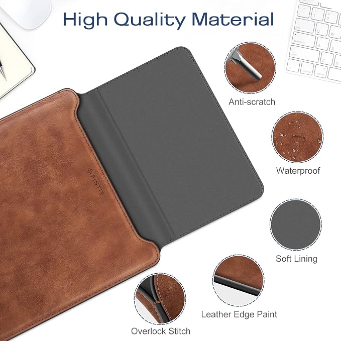 Fintie Sleeve Case for MacBook Air 13.6 A3240 A3113 A2681, Pro 14 A3434 A3401 - Image 2