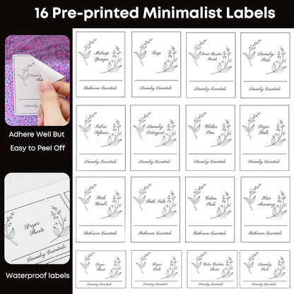 4 Pack Clear Laundry Pods Container & Dryer Sheet Holder, Plastic Square - Image 6
