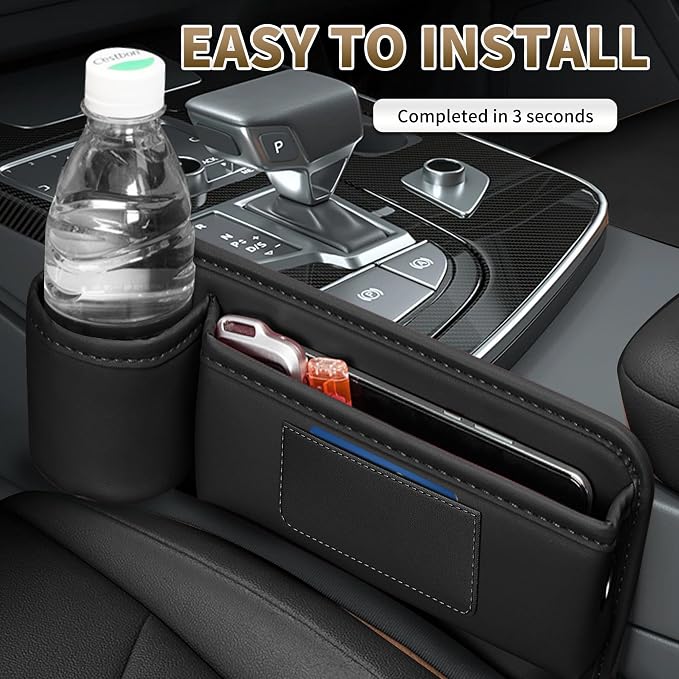 Kwak's 2 Pack Car Seat Gap Filler Organizer - Image 2
