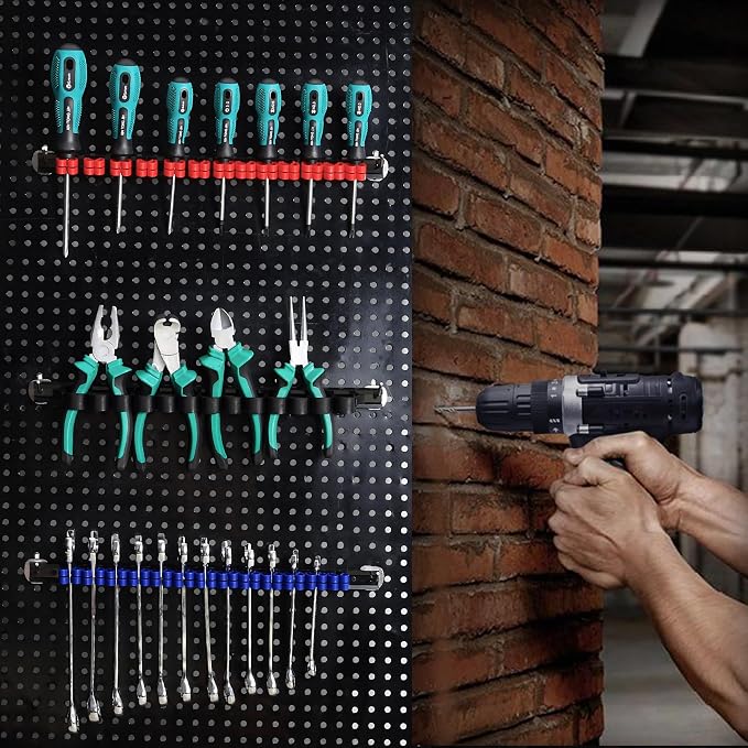 2 Pack Wall-Mounted Screwdriver Organizers - Image 3