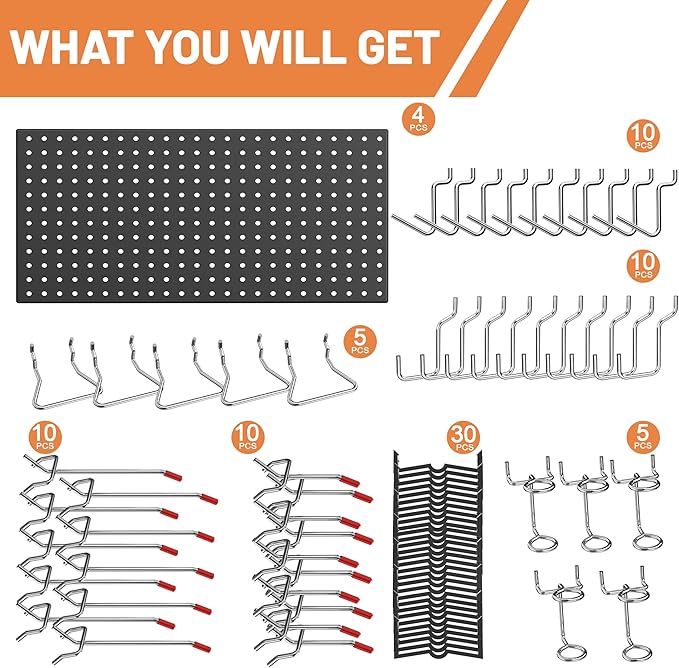 Ultrawall 4 Pack Metal Peg Board Panels - Image 2