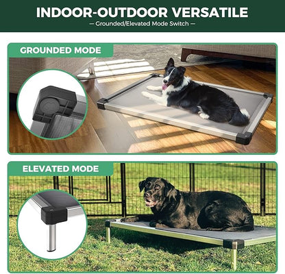 FXW TitanNest Chew-Proof Elevated Dog Bed, Raised Cot - Image 4
