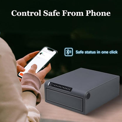 Jewelry Safe with Drawers，Biometric Fingerprint safe, Slide-Away Handgun Safe - Image 3