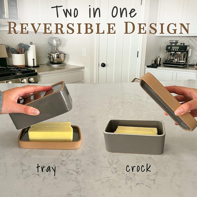 Mora Ceramic Two-in-One Butter Dish - Image 2