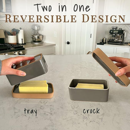 Mora Ceramic Two-in-One Butter Dish - Image 2