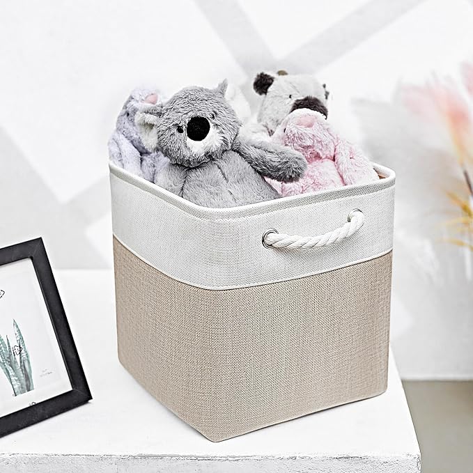 Fabric Storage Cubes, 11 inch cube storage bin - Image 4