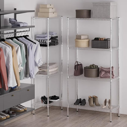 18" Deep x 36" Wide x 74" Height Wire Shelving Kit | 4-Tier | NSF Commercial - Image 5