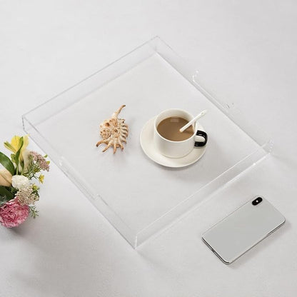 Clear Sturdy Acrylic Serving Tray - Image 3