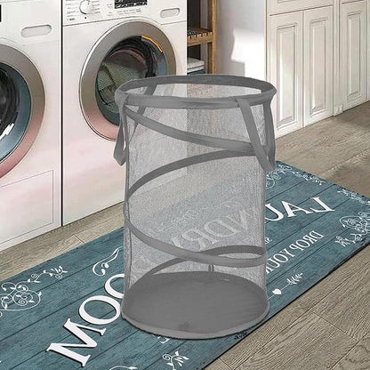 BATTOO Collapsible Laundry Baskets, Foldable Mesh Pop Up Hamper, Portable - Image 4