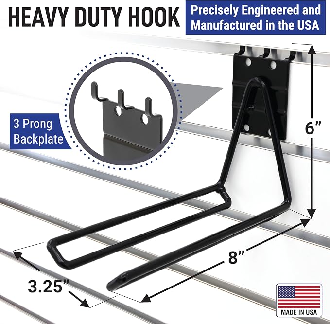 Victory Display Heavy Duty Garage Hooks | Garage Organization Hooks - Image 5