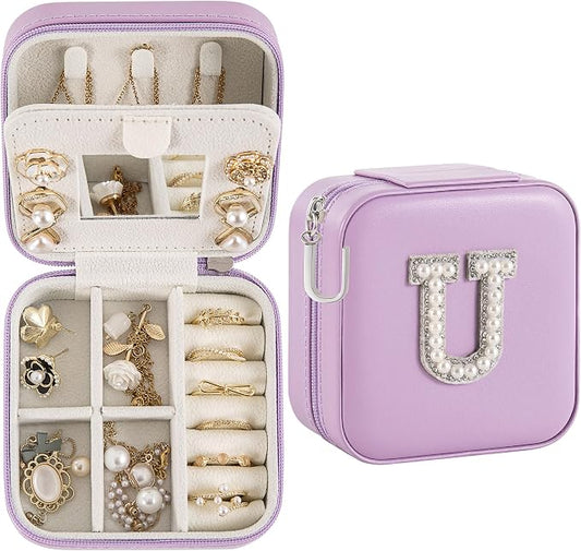 Travel Jewelry Case, Small Jewelry Box Organizer by Unknown