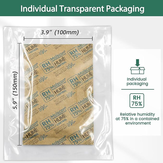 75% Two-Way Humidity Control Packs, 60 Gram 15 Pack - Image 3