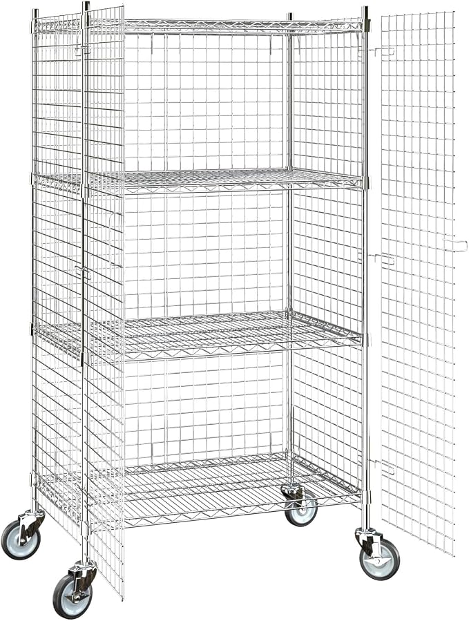 24"x36"x70" Metal Wire Chrome Security Heavy Duty Commercial NSF Certified - Image 4