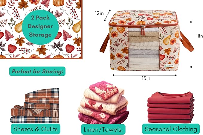 Canvas Storage Bags 2 Pack - Image 2